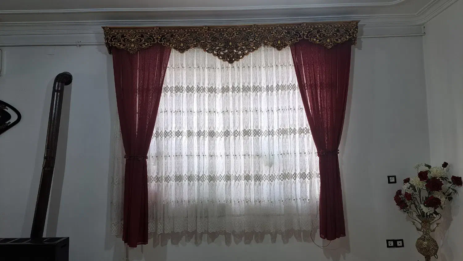 پرده و کتیبه وشال پرده|پرده، رانر، رومیزی|اسلامآباد غرب, |دیوار