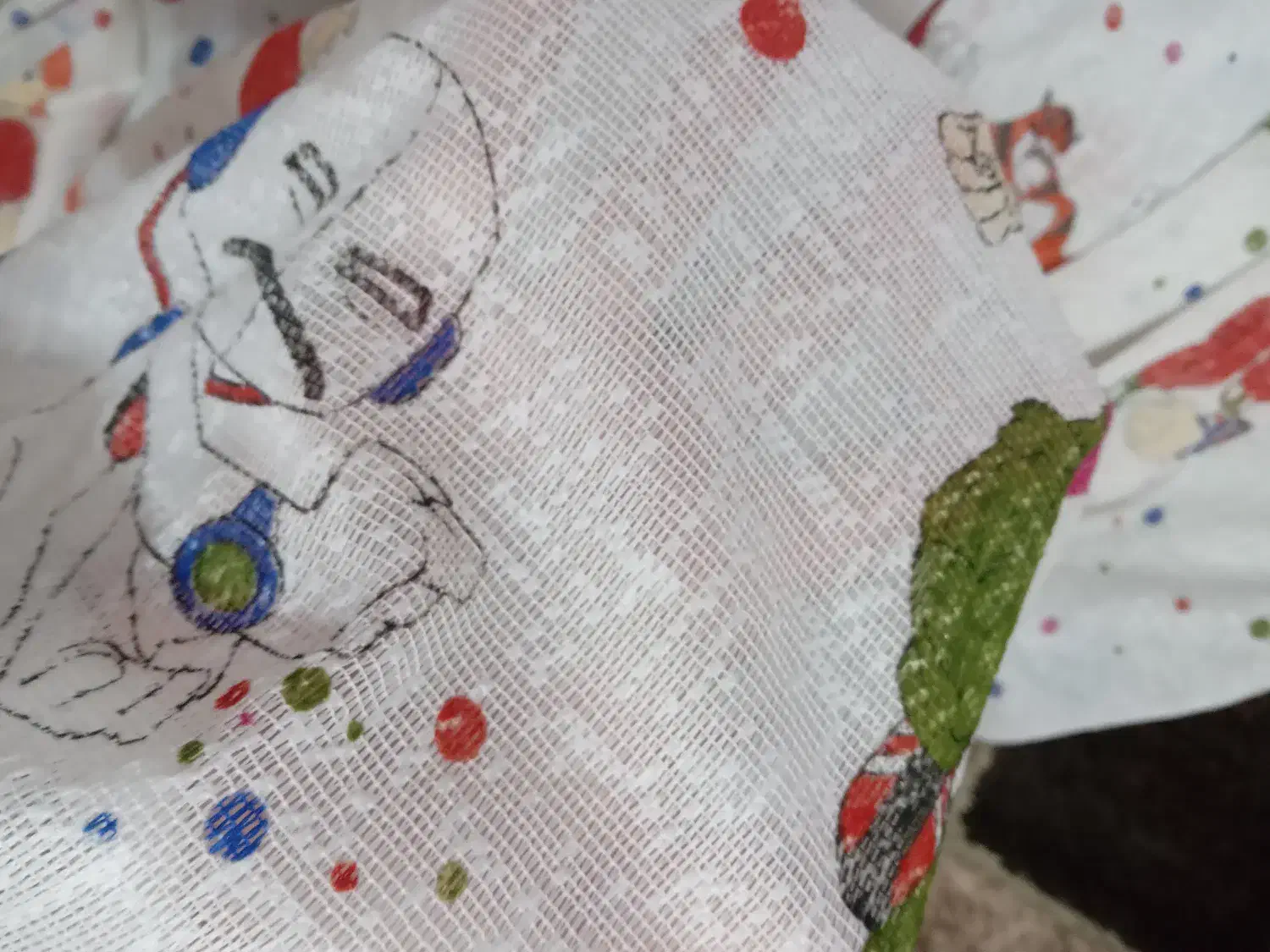 پرده اتاق کودک یک عدد|پرده، رانر، رومیزی|لاهیجان, بازکیاگوراب|دیوار