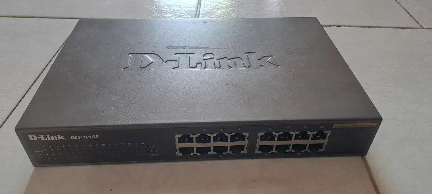 سویچ ۱۶ پورت D-link|مودم و تجهیزات شبکه|تهران, تسلیحات|دیوار