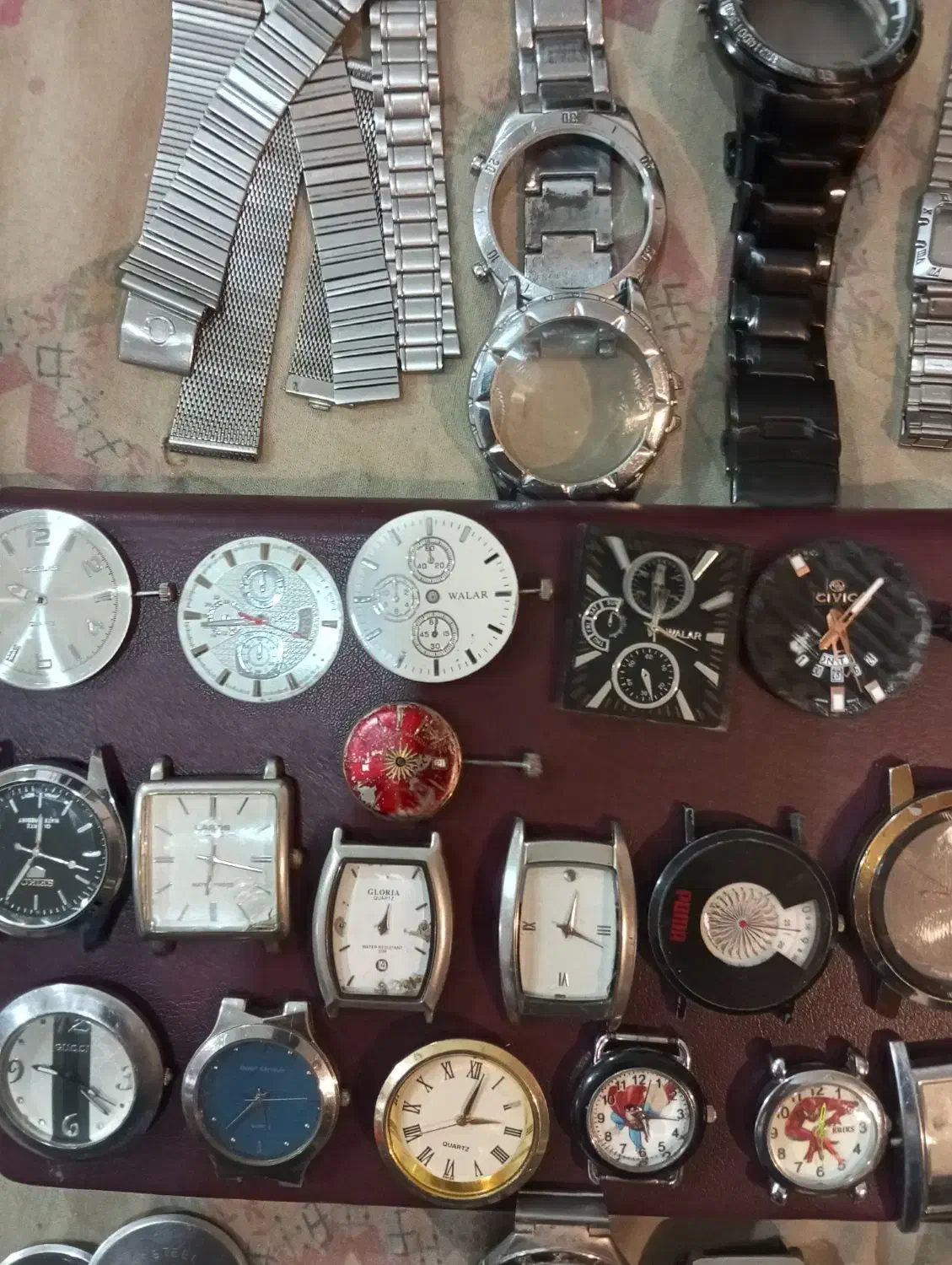 ساعت اوراقی|ساعت|چهارباغ, |دیوار