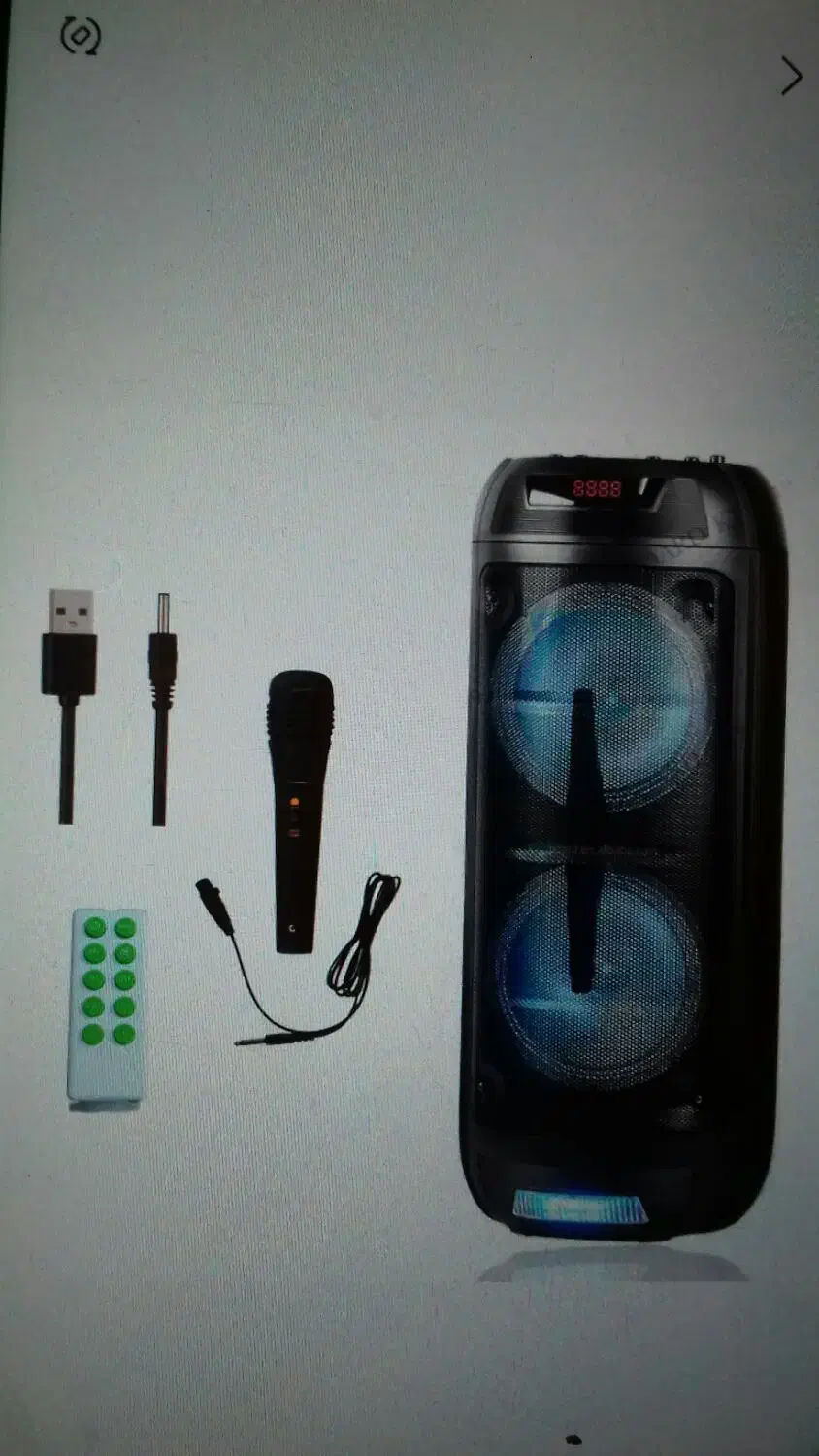 اسپکر بزرگ بلو توث دار|سیستم صوتی خانگی|ساوه, |دیوار