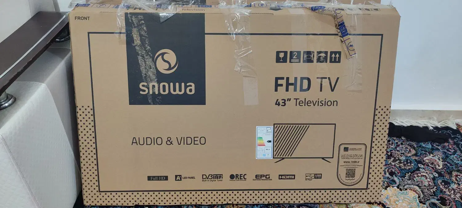 تلویزیون اسنوا 43  درحد|تلویزیون و پروژکتور|پارس‌آباد, |دیوار