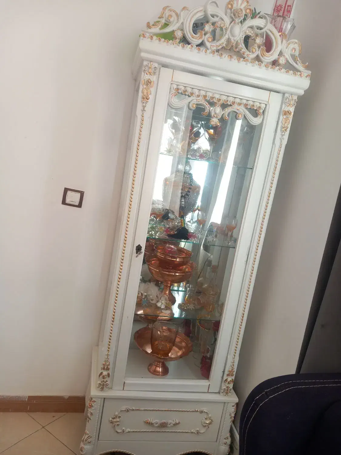 بوفه|بوفه، ویترین، کنسول|قره چای, |دیوار