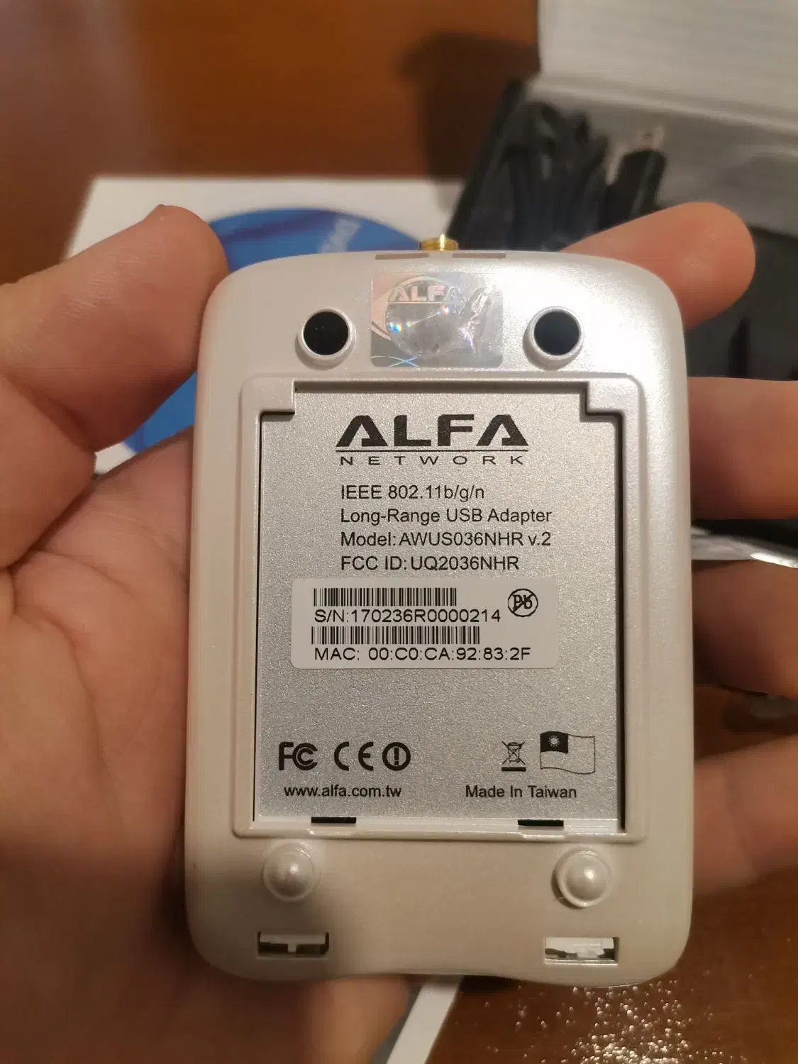 کارت شبکه ALFA مدل AWUS036NHR|مودم و تجهیزات شبکه|تهران, فلسطین (میدان انقلاب)|دیوار