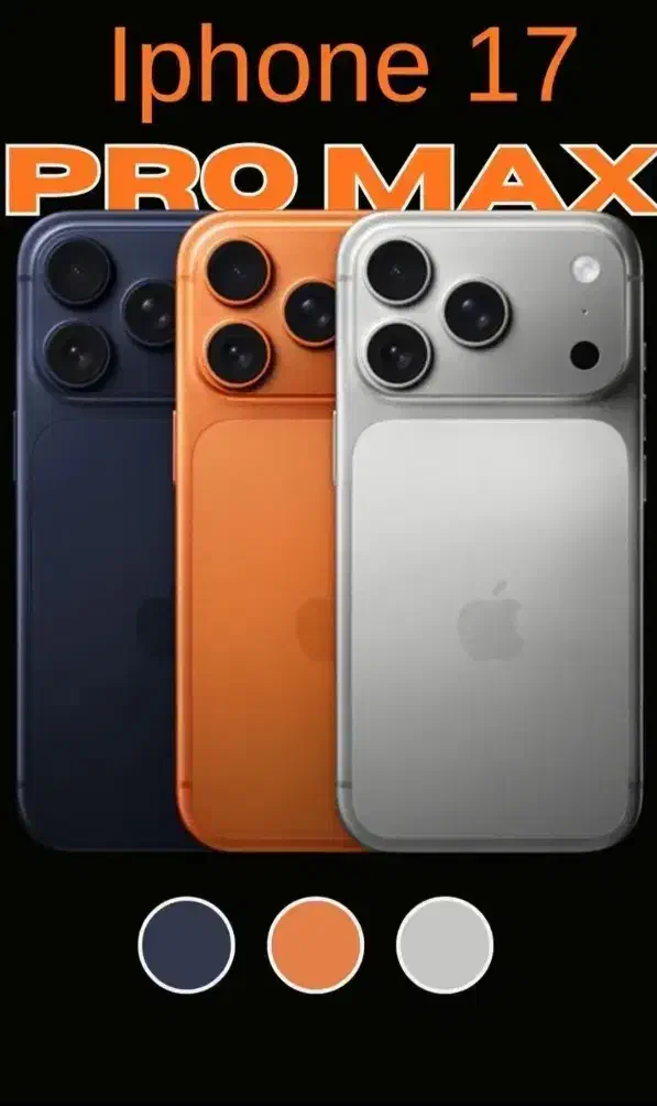 ایفون 17promax *اول تحویل بگیر بعد پرداخت کن*|موبایل|تهران, منیریه|دیوار