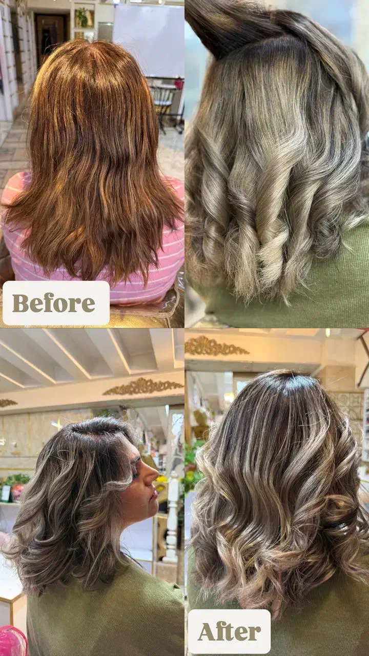 رنگ مو زیبایی|خدمات آرایشگری و زیبایی|شیراز, غدیر شمالی|دیوار