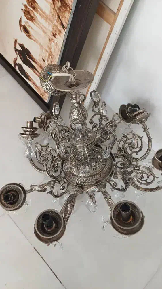 خرید و فروش لوستر و آینه کنسول و قطعات برنز|لوستر و چراغ آویز|تبریز, |دیوار