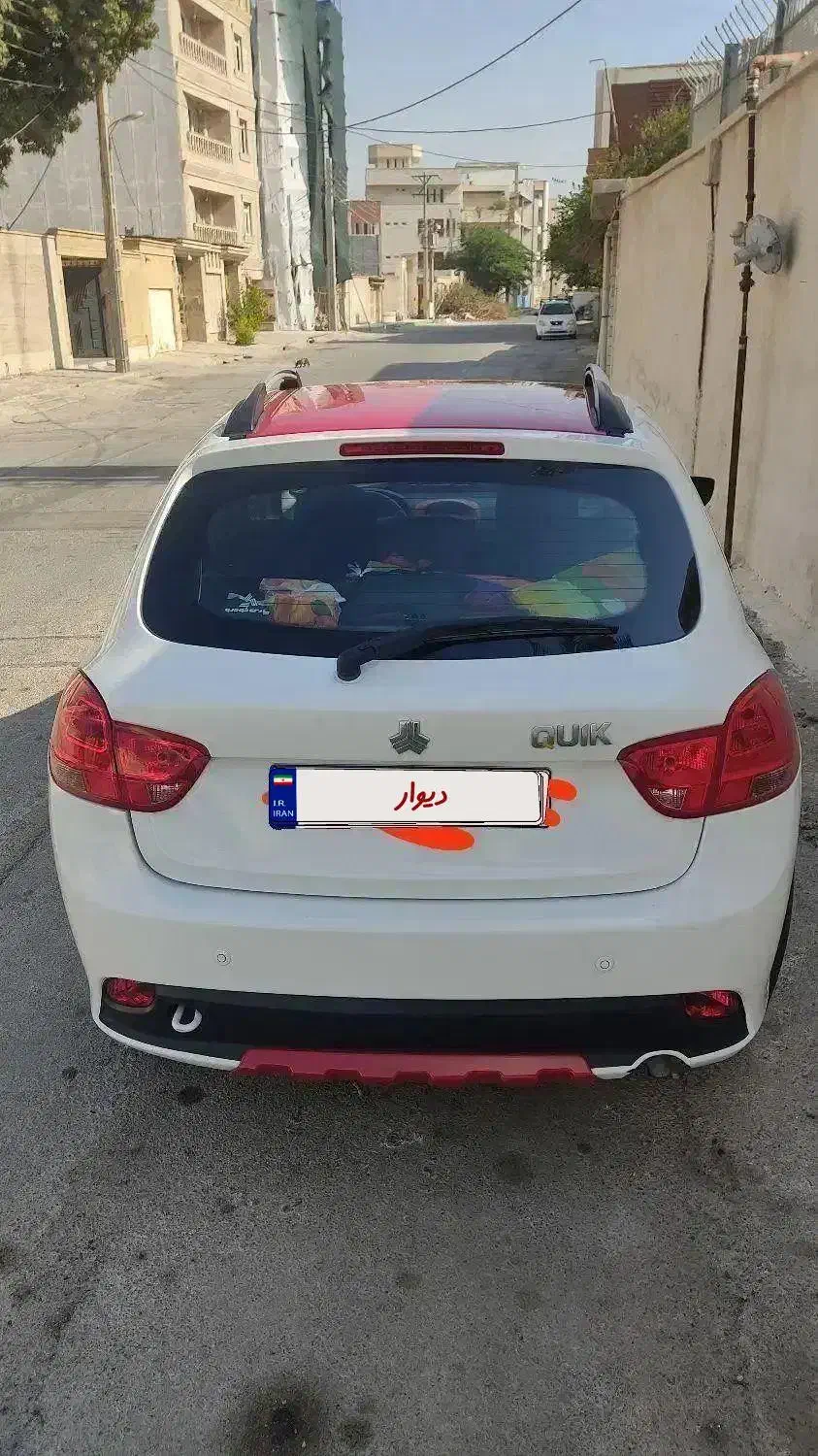 فروش کوییک r مدل99 کم کارکرد سفید قرمز|خودرو سواری و وانت|بوشهر, |دیوار