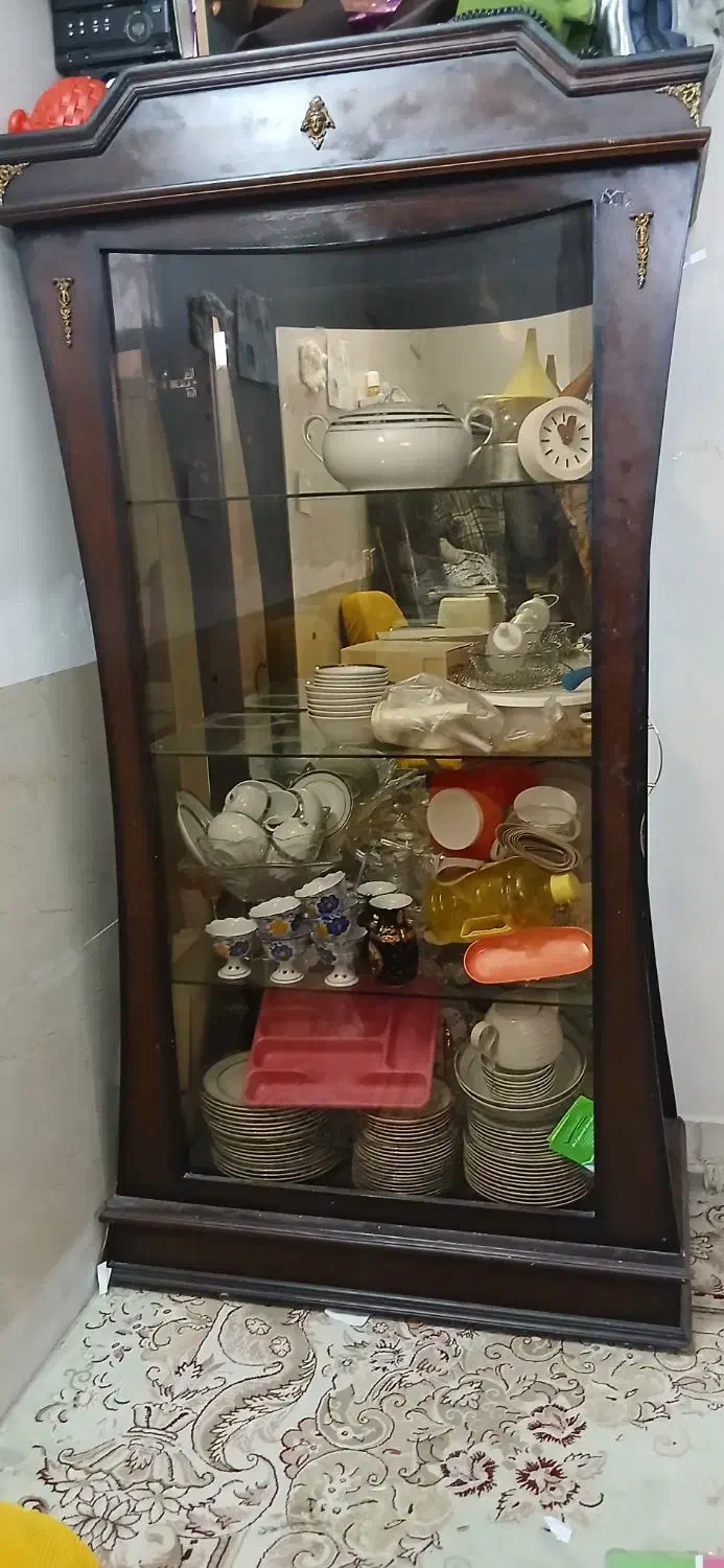 ویترین چوبی|بوفه، ویترین، کنسول|اصفهان, شاهد|دیوار