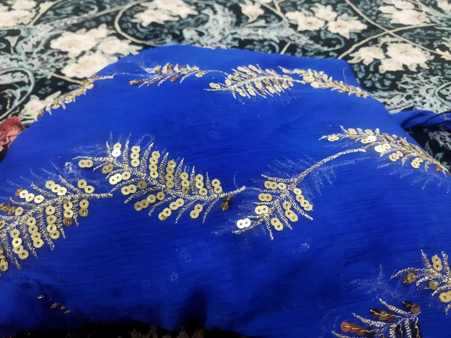 کراس کوردی سیمدوزی وسخمه سیاه|لباس|مریوان, |دیوار