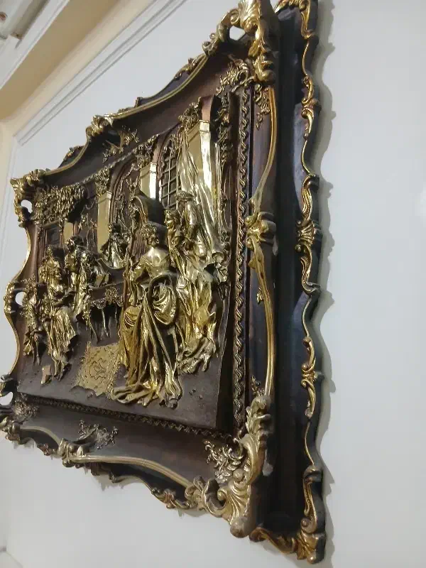 تابلو شام آخر|تابلو، نقاشی، عکس|قم, شاه ابراهیم|دیوار