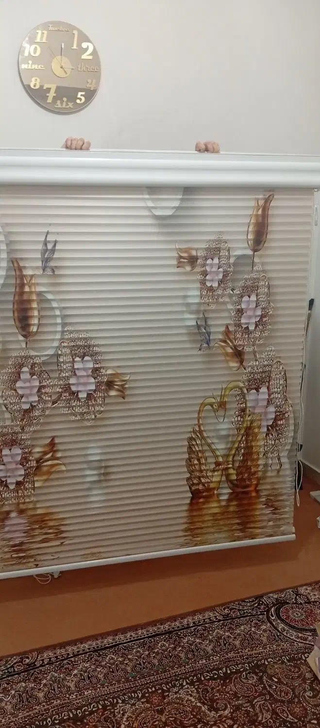 پرده زبرا اینه ای|پرده، رانر، رومیزی|نسیم‌شهر, |دیوار