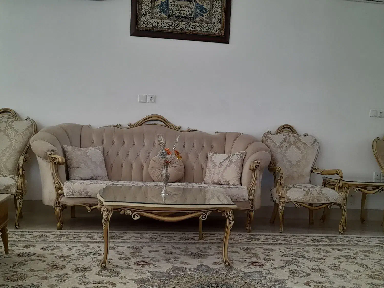 میز ناهار خوری ۶نفره|میز و صندلی غذاخوری|نائین, |دیوار