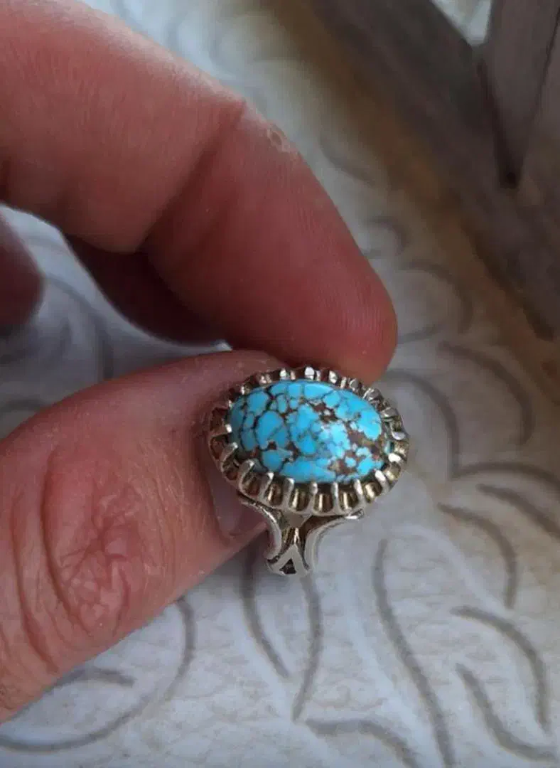 انگشتر فیروزه عنکبوتی|جواهرات|کن, |دیوار