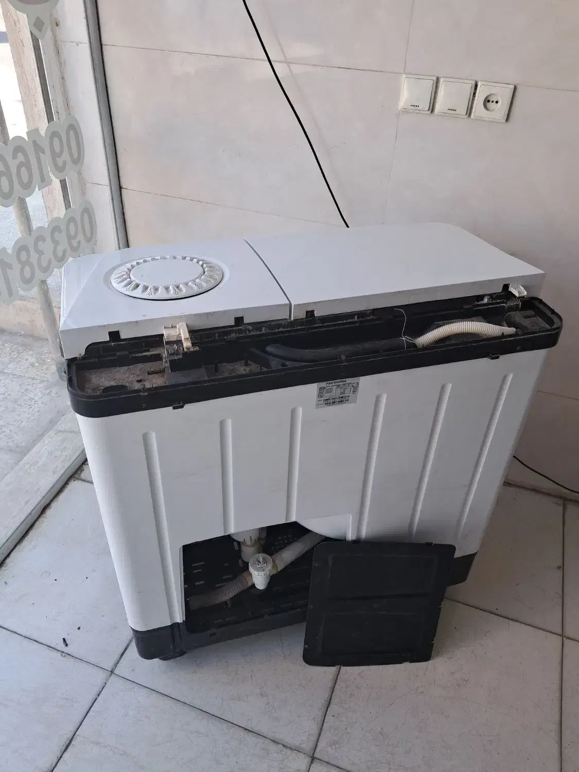 بدنه   خالی پاکشوما  ۱۵ کیلویی|ماشین لباسشویی و خشک‌کن لباس|اهواز, شریعتی جنوبی|دیوار