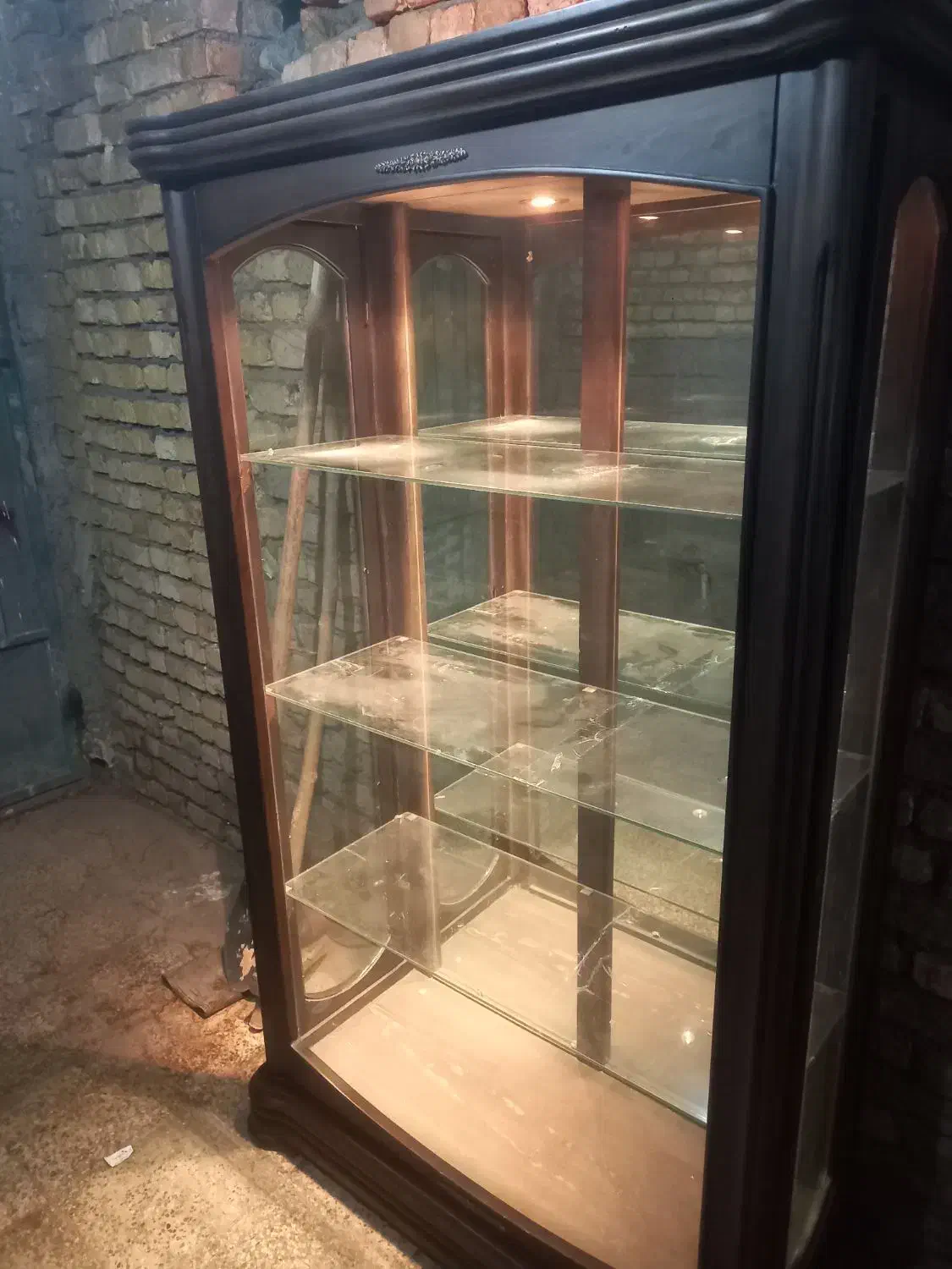 ویترین چوبی|بوفه، ویترین، کنسول|سامان, |دیوار