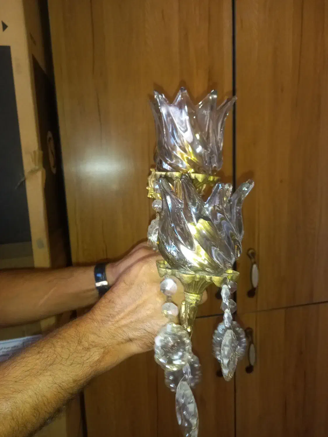 دیواری ۲ شاخه|لوستر و چراغ آویز|فردیس, شهرک ناز|دیوار