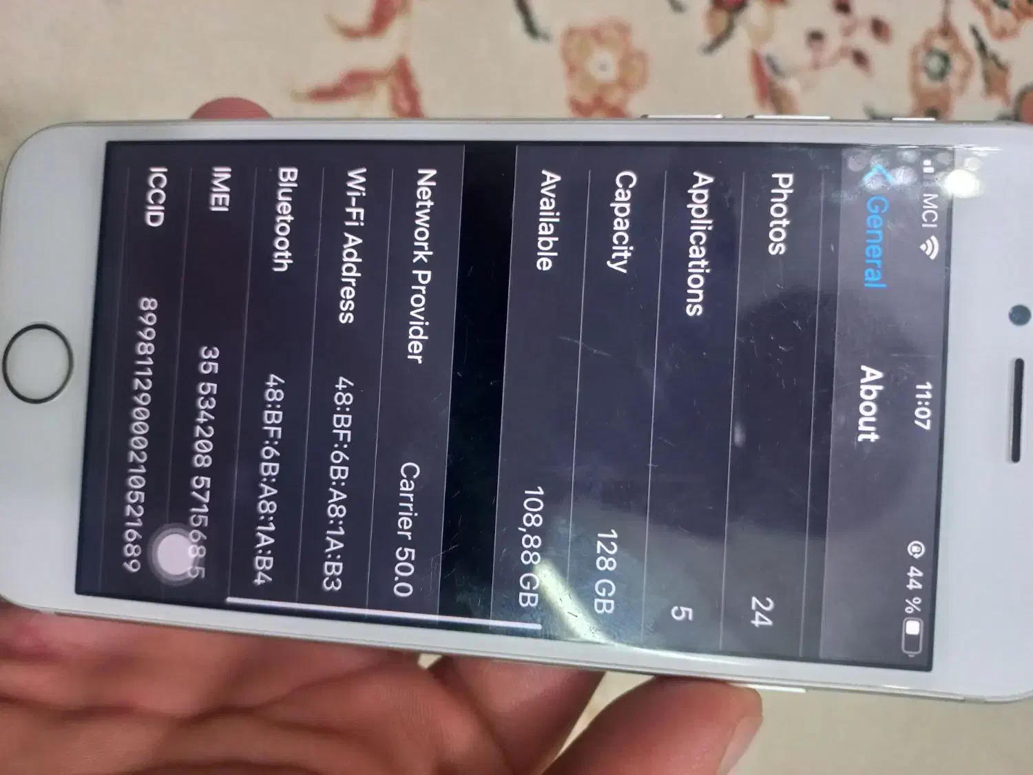 ایفون 7 128 گیگ|موبایل|ملایر, |دیوار