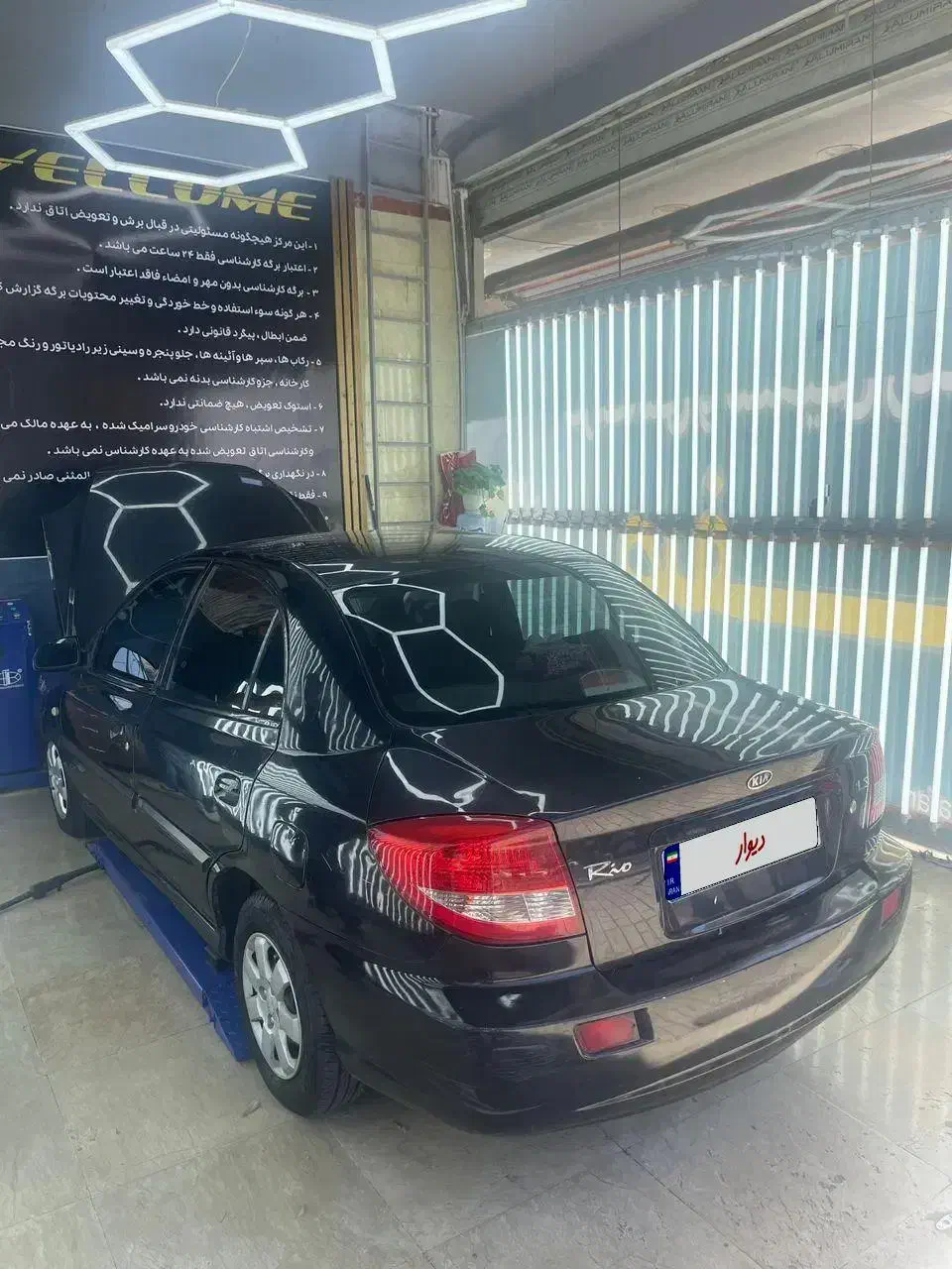 ریو ۸۶ مشکی سالم بدون آفتاب سوختگی نقد و اقساط|خودرو سواری و وانت|تهران, خاک سفید|دیوار