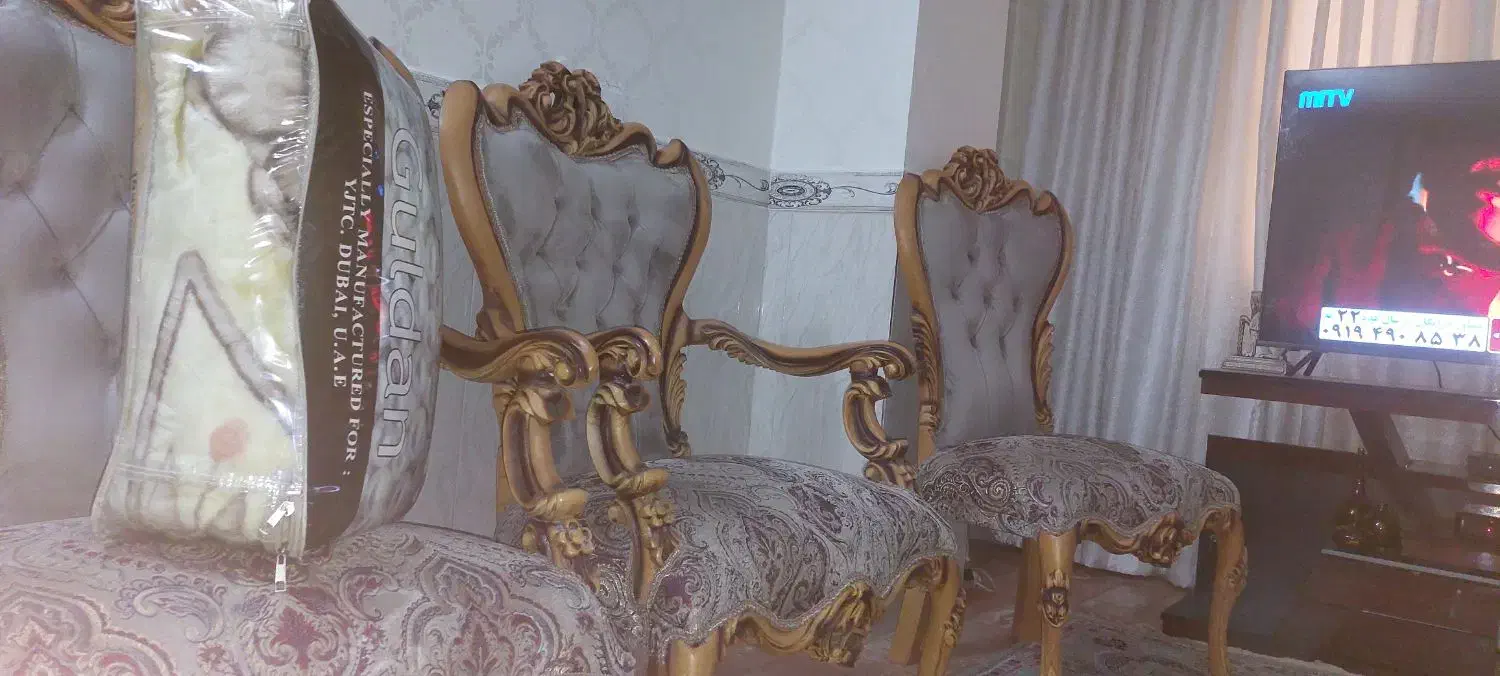 مبل سلطنتی|مبلمان خانگی و میز عسلی|نسیمشهر, |دیوار