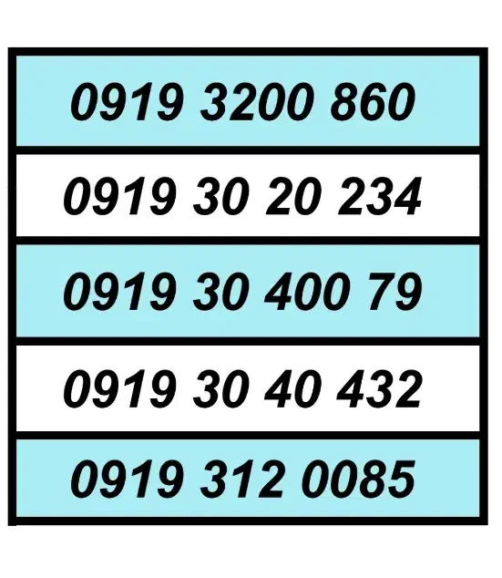 0919.30.400.79|سیم‌کارت|شهریار, شهریار|دیوار