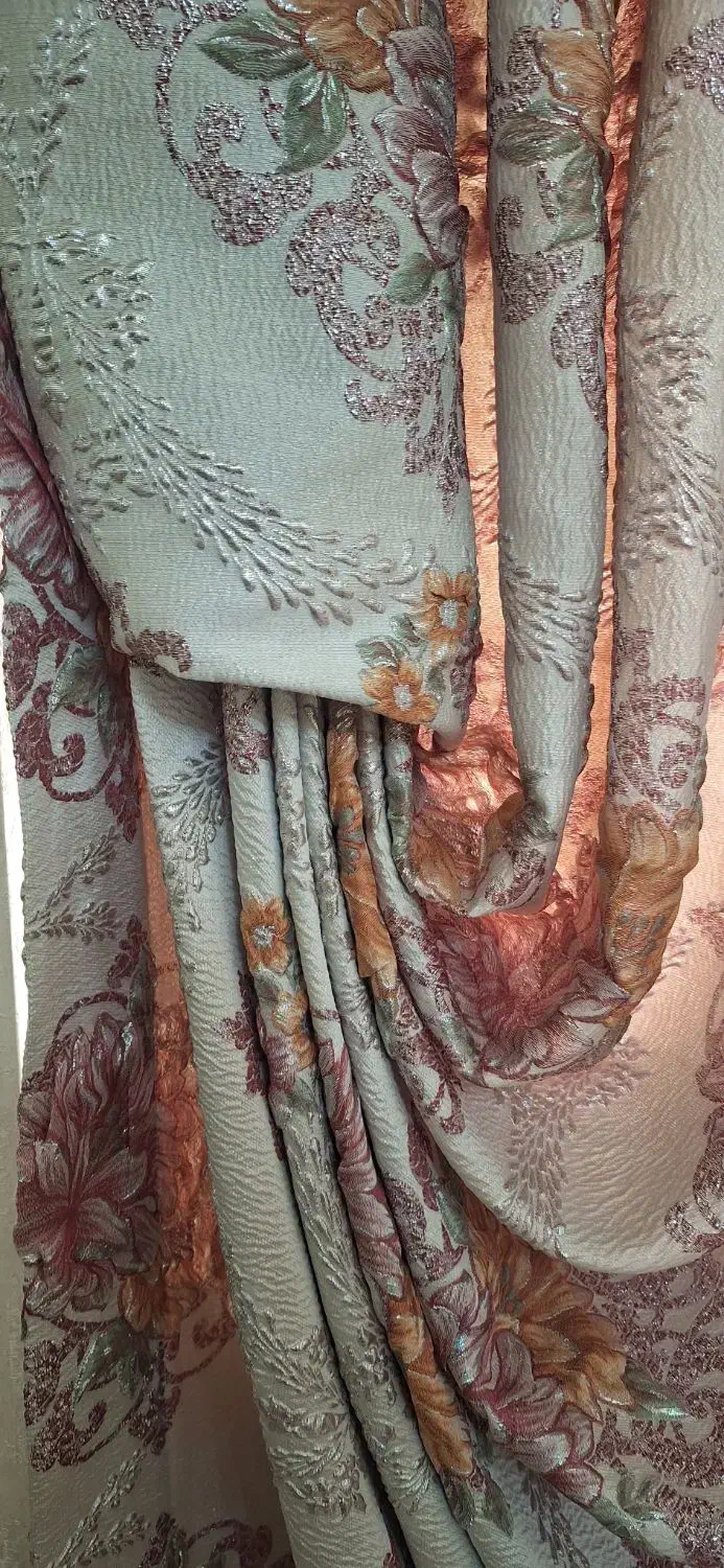 پرده عرض رویه، ۱متر با چین، عرض پرده تور حدود ۲۷۰|پرده، رانر، رومیزی|آمل, |دیوار