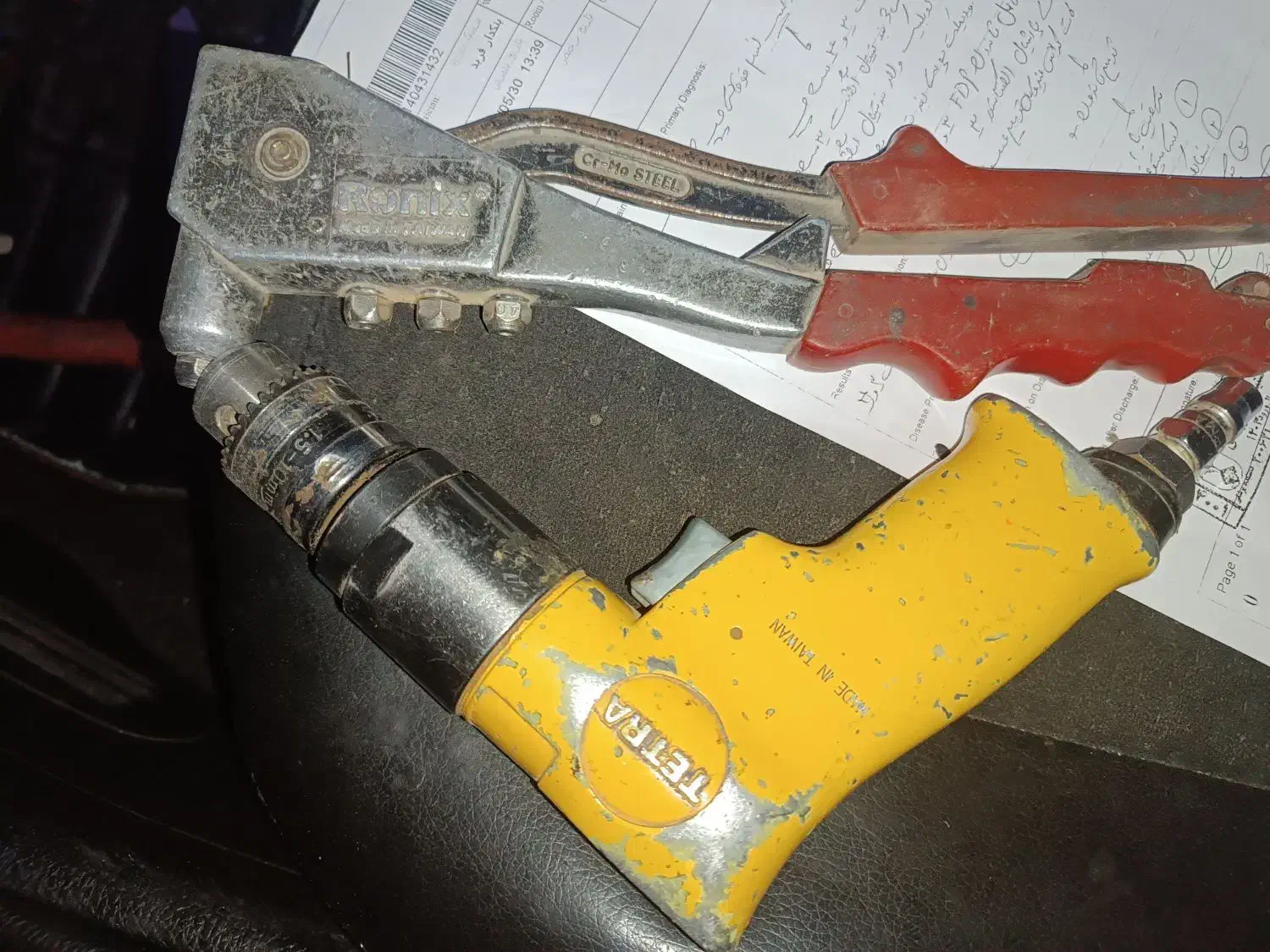 دریل بادی تایوان اصلی خیلی تمیز|ابزارآلات|اصفهان, بهارستان|دیوار