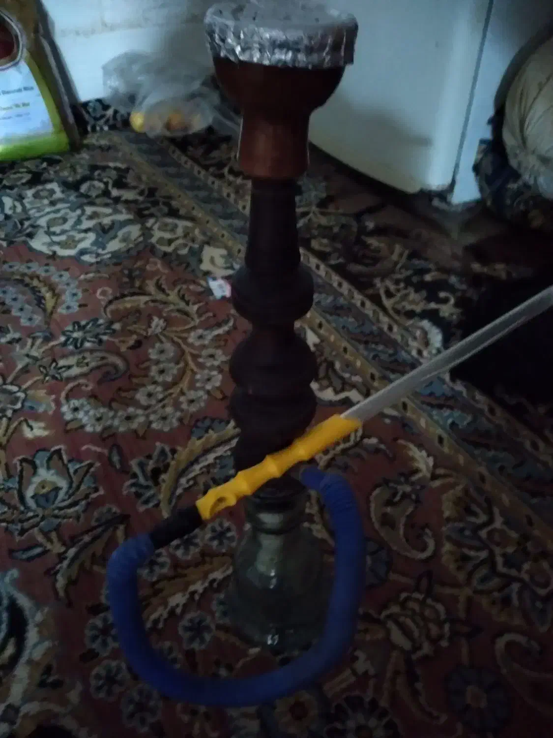 یک عدد قلیان|صنایع دستی و سایر لوازم تزئینی|گنبد کاووس, |دیوار