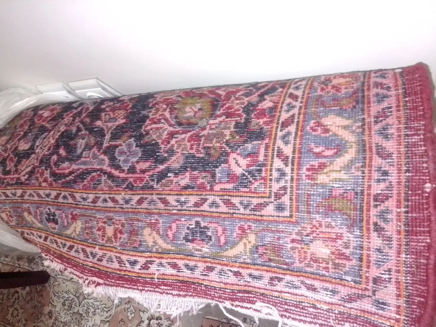 فرش۱۲متری دستبافت کارکرده کاشان لاکی|فرش|تهران, اوقاف|دیوار