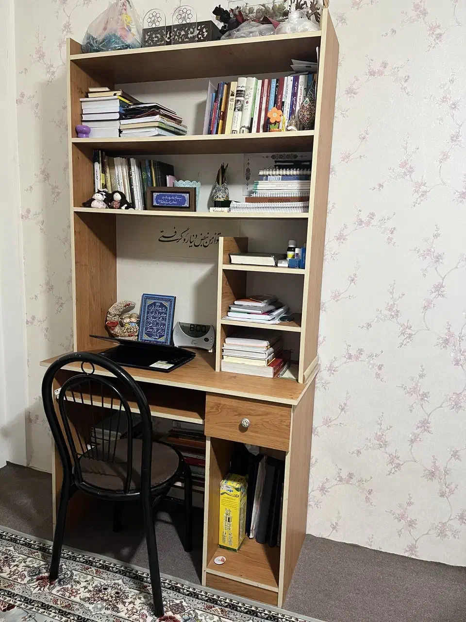میز کامپیوتر و کتابخانه|میز تحریر و کامپیوتر|مشهد, صیاد شیرازی|دیوار