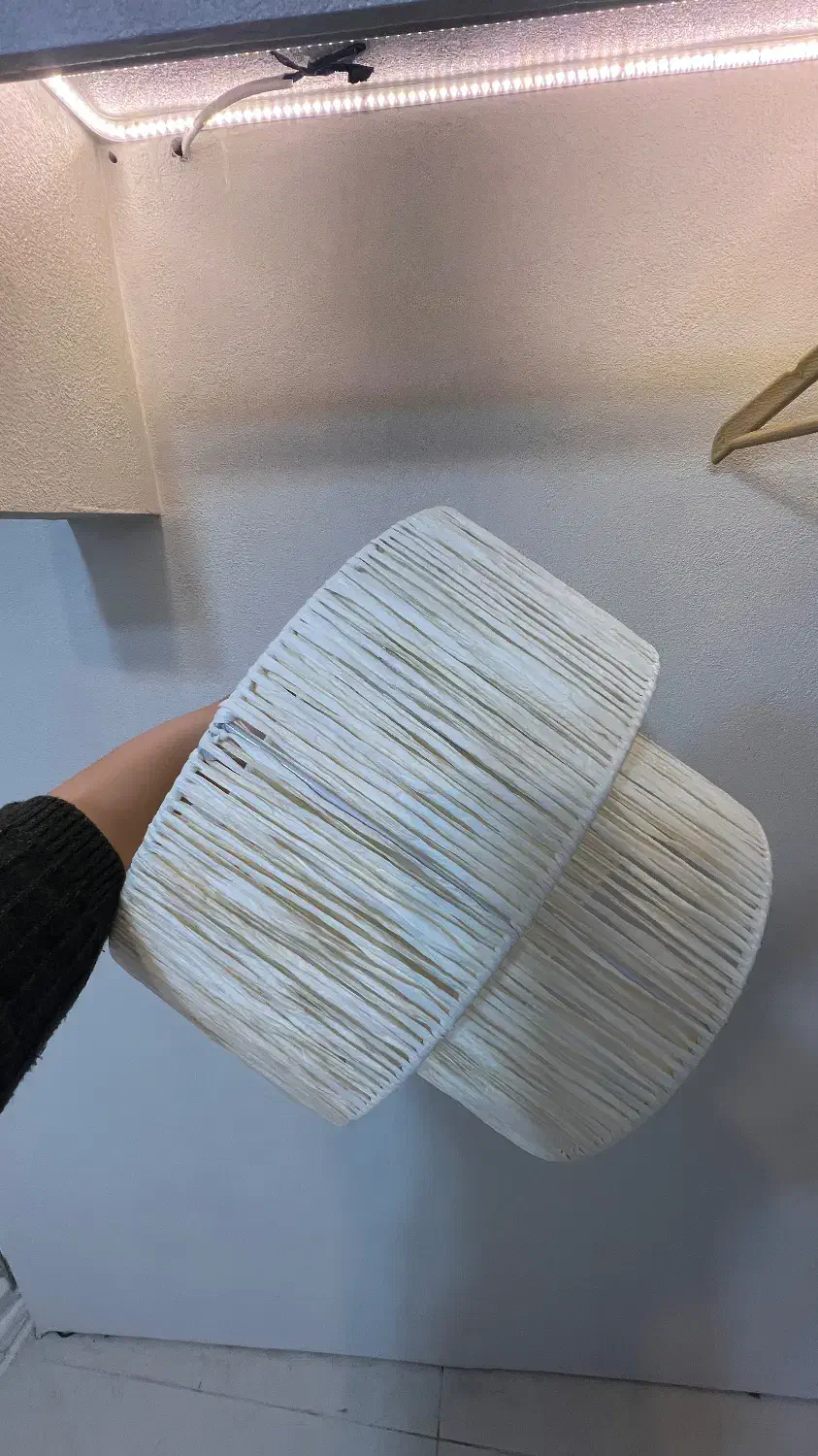 لوستر رافیا|لوستر و چراغ آویز|رودسر, |دیوار