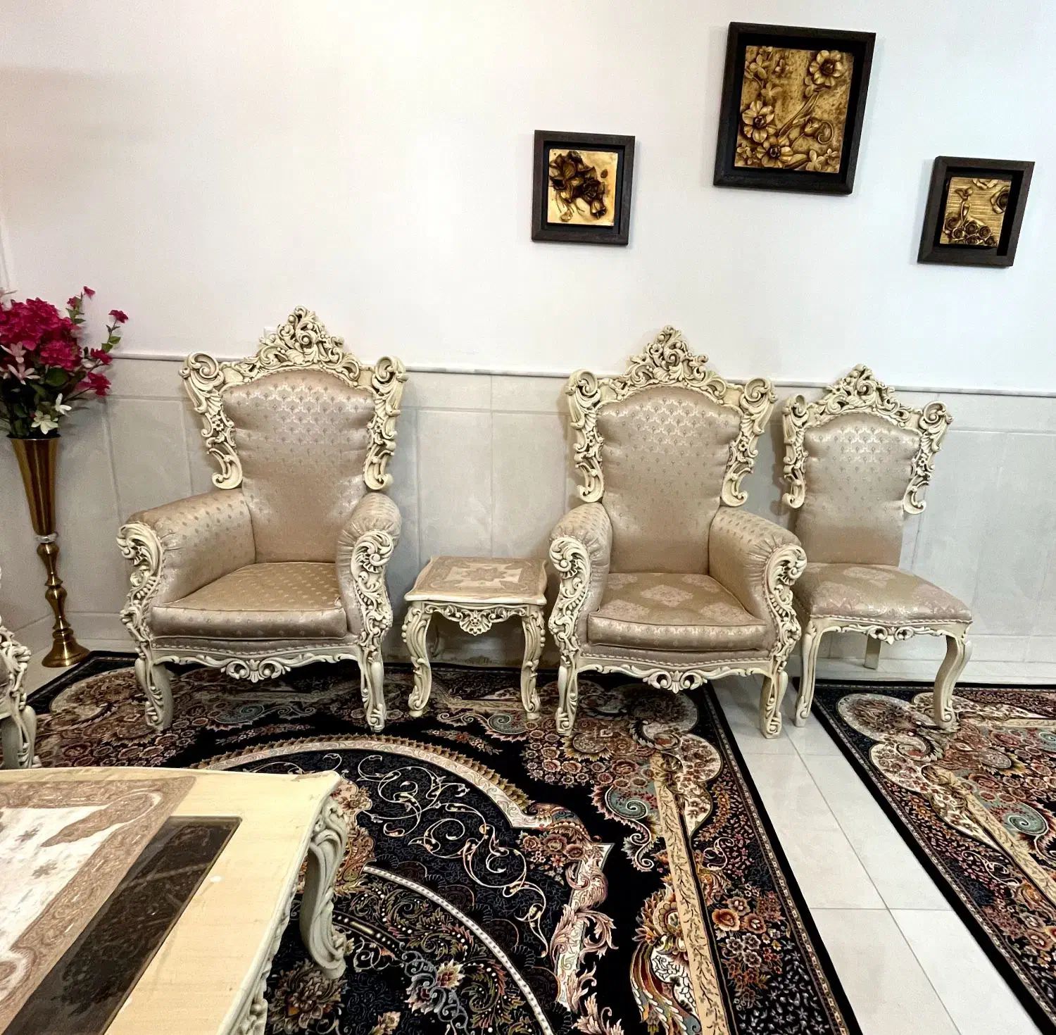 مبل استیل 9نفره|مبلمان خانگی و میز عسلی|قم, شهر قائم|دیوار