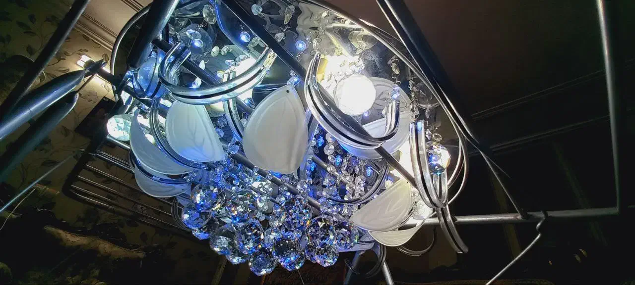 لوستردوعدد باهم|لوستر و چراغ آویز|سمنان, |دیوار