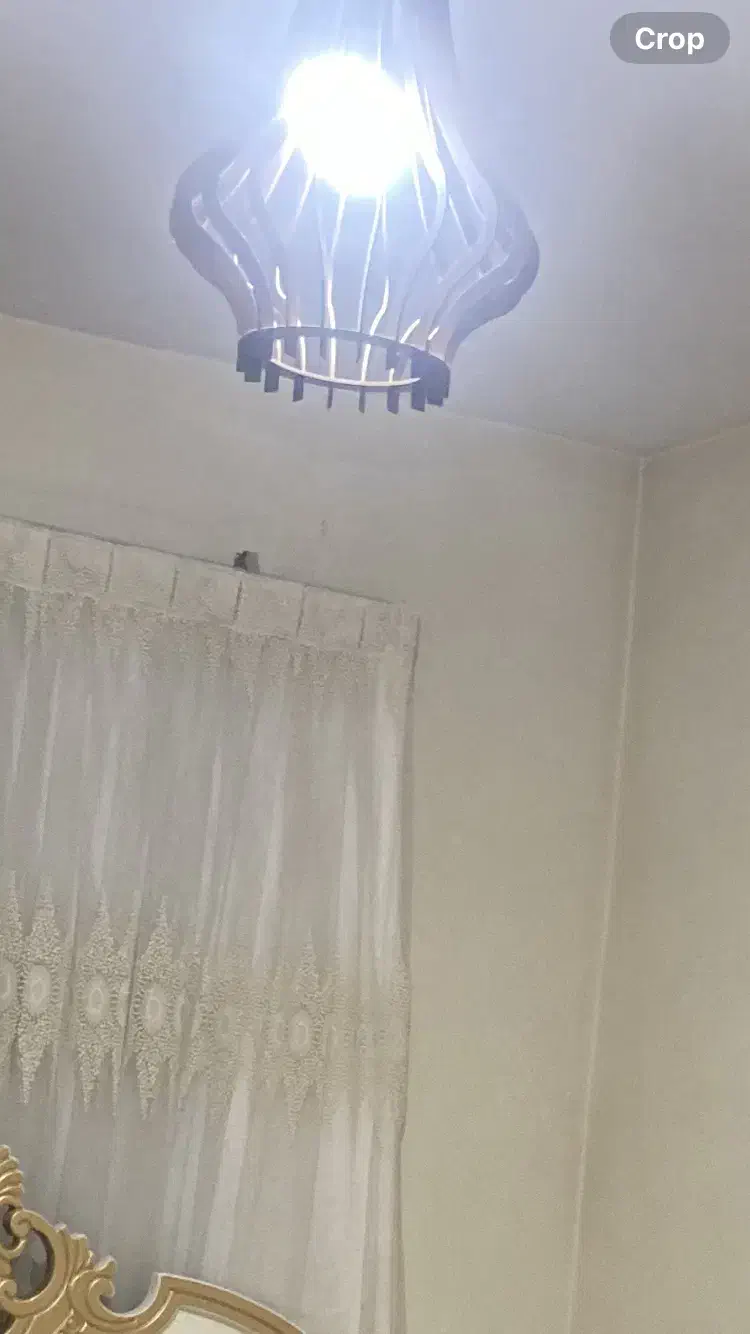 لوستر کریستال ۸شاخه+قاب و ۳عددلوستر|لوستر و چراغ آویز|پاکدشت, پاکدشت (مامازند)|دیوار