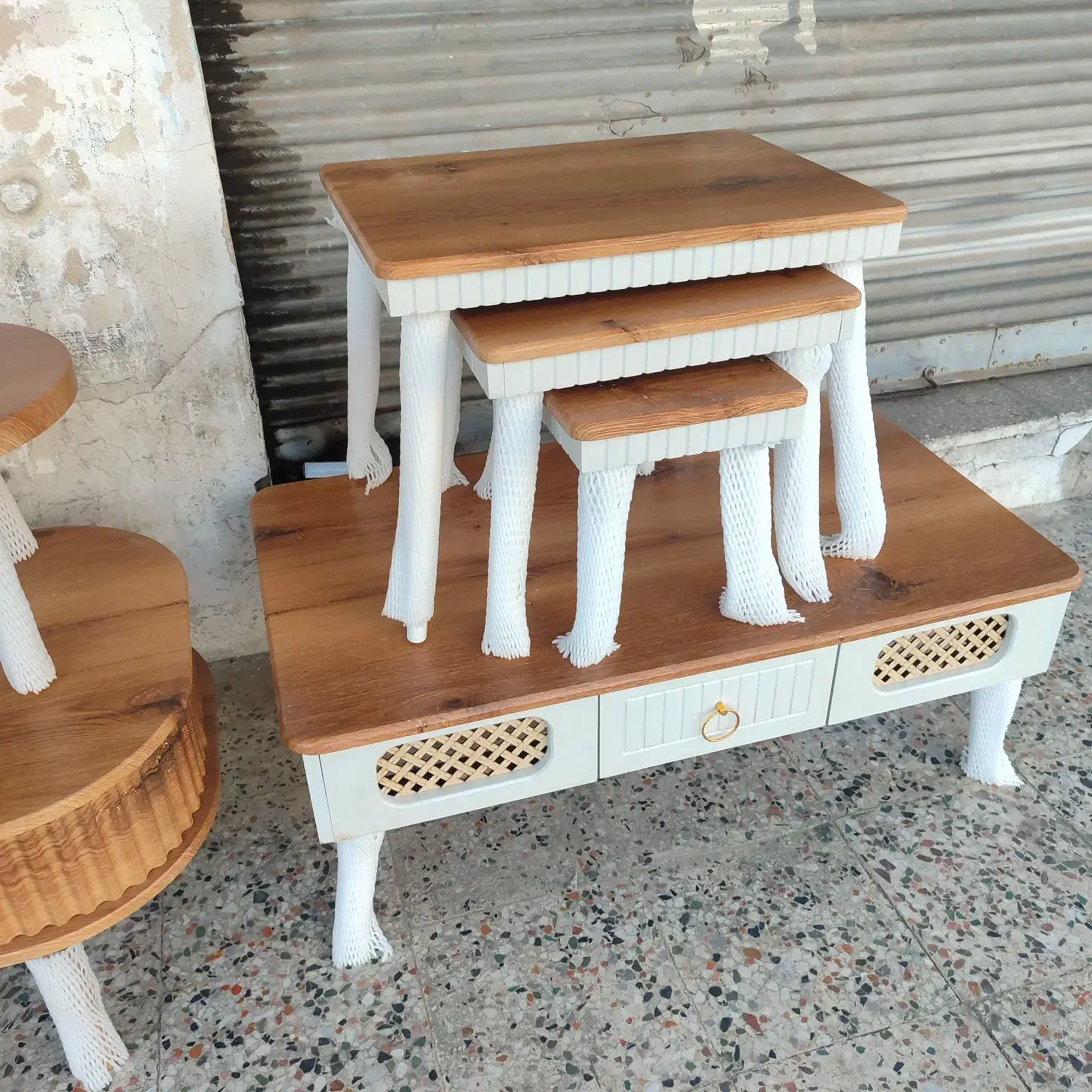 میز جلو مبلی و (عسلی)|مبلمان خانگی و میز عسلی|اندیمشک, |دیوار