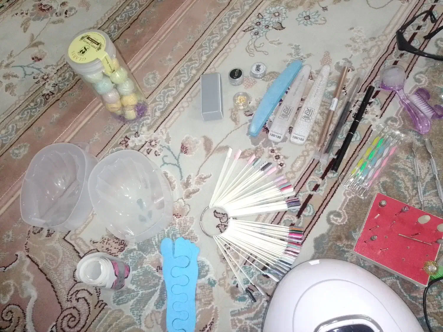 دستگاه ناخن ماراتون با یووی لوازم جانبی ناخن|آرایشی، بهداشتی، درمانی|رشت, لاکان شهر|دیوار