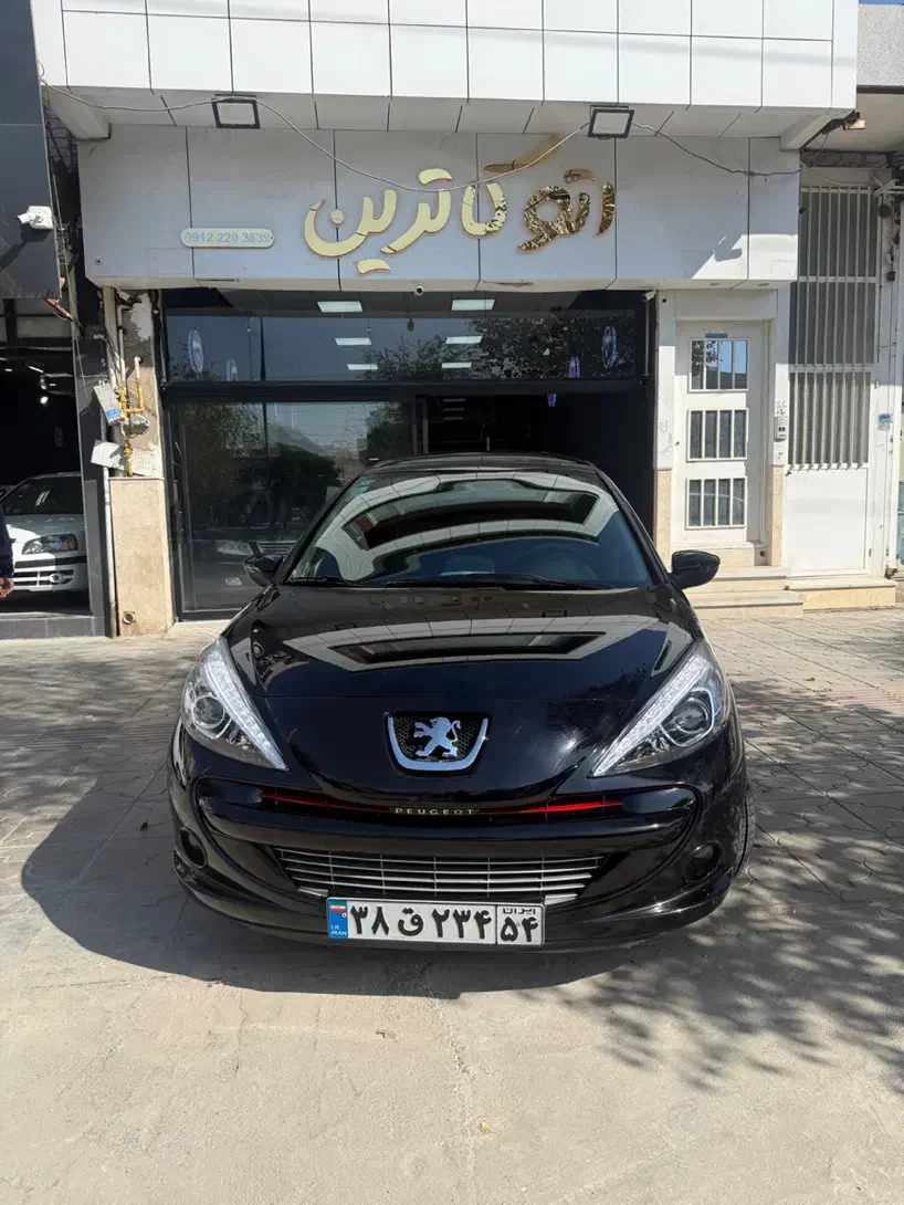 ۲۰۷ پانا مشکی بدون رنگ با ESP با شرایط ۲۰ ماهه|خودرو سواری و وانت|یزد, |دیوار