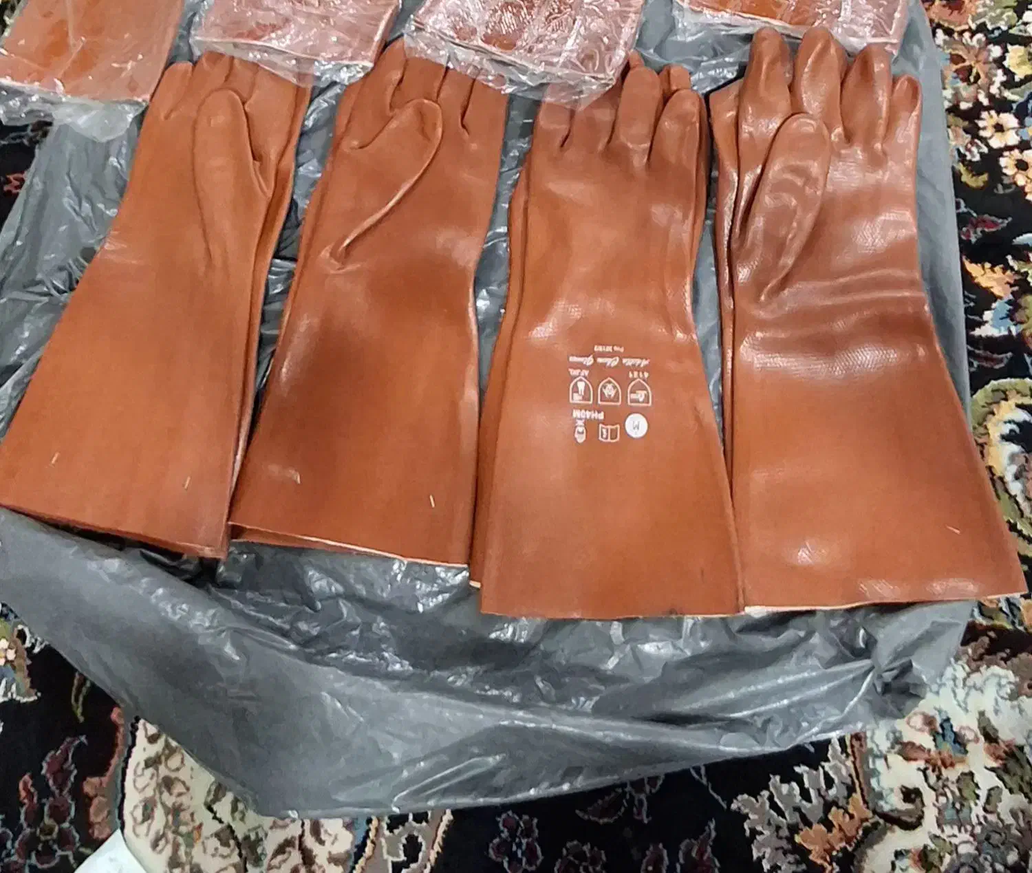 دستکش ضد اسیدی و مواد نفتی و شیمیای|ابزارآلات|امیدیه, |دیوار