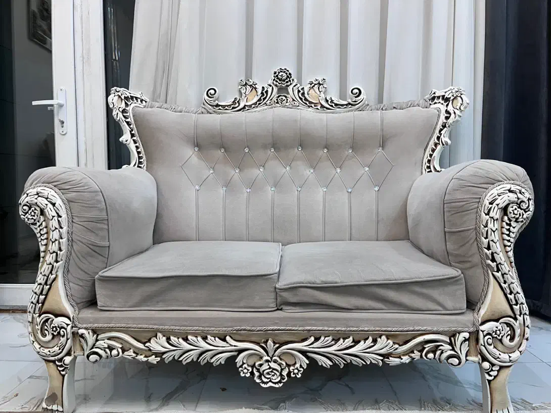 مبلمان نیمه سلطنتی و میزناهارخوری|مبلمان خانگی و میز عسلی|اردکان, |دیوار