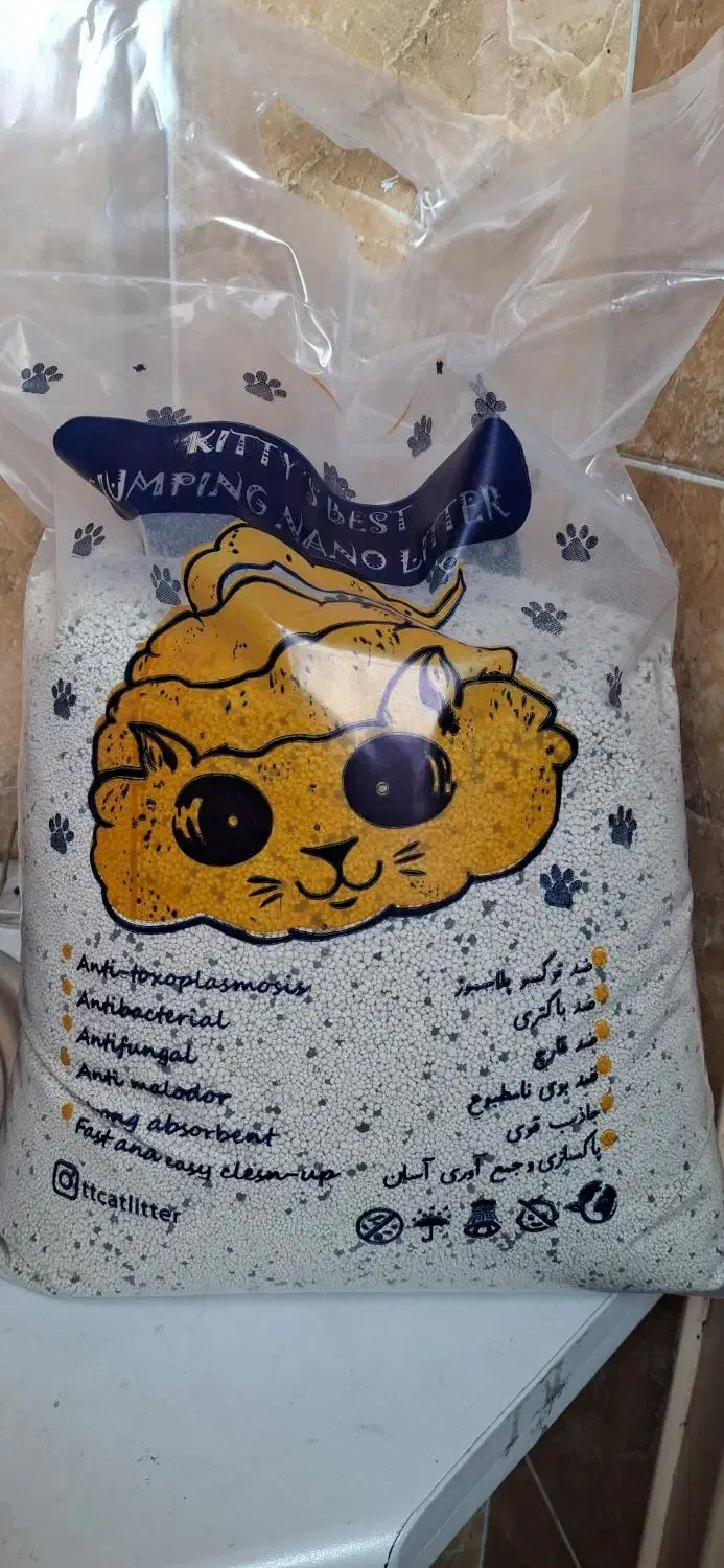 خاک گربه 10 کیلویی|لوازم جانبی حیوانات|رشت, چله خانه|دیوار