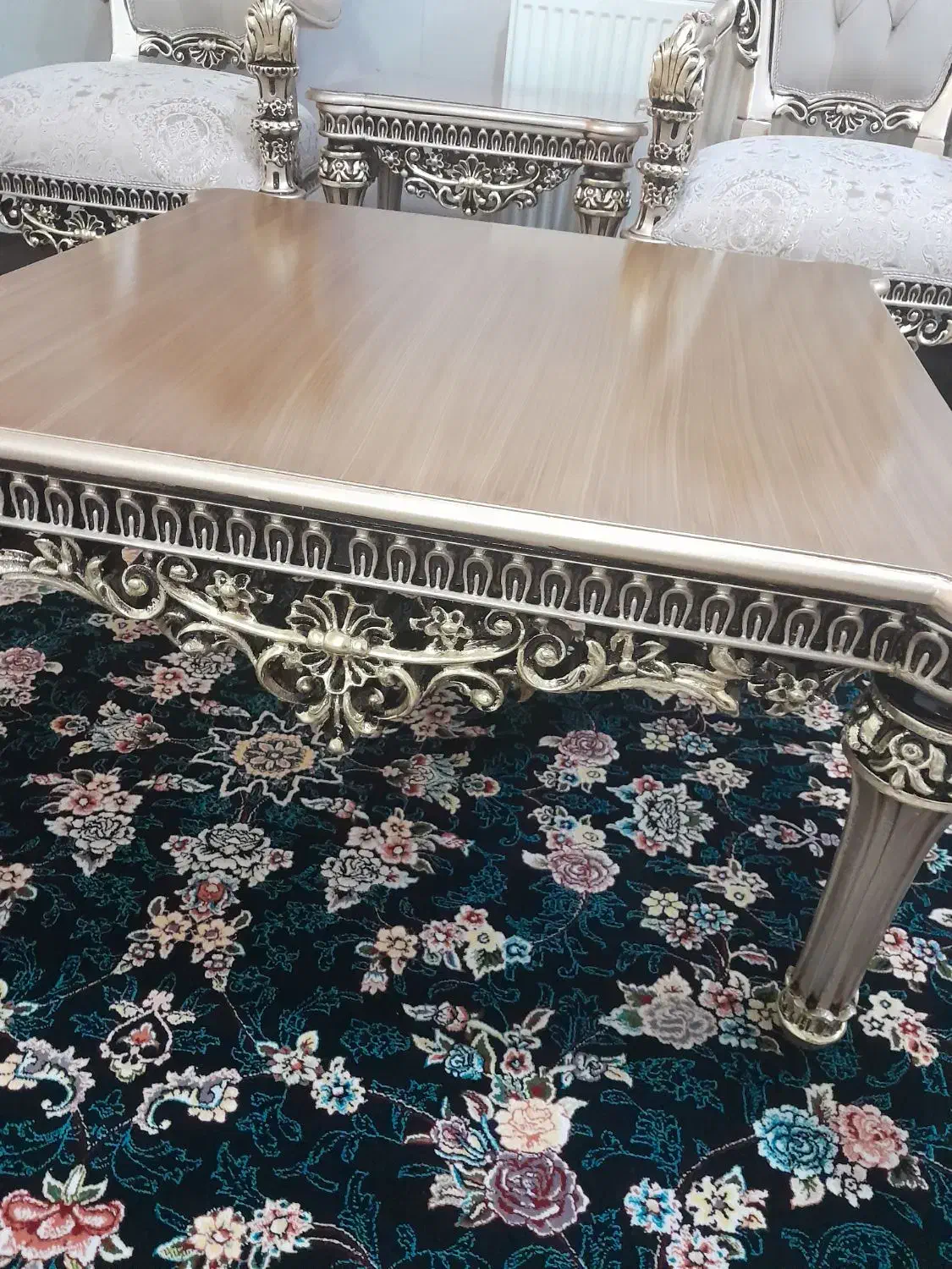 میز عسلی بزرگ چوب گردو|مبلمان خانگی و میز عسلی|هشتگرد, هیو|دیوار