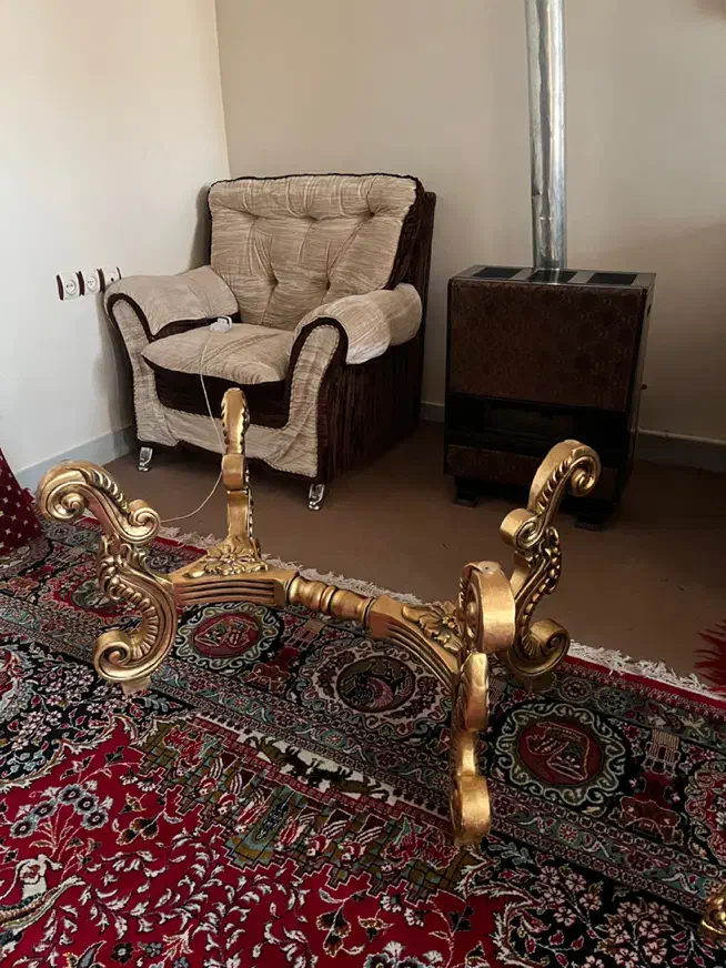 مبل استیل ۹نفره در حد سالم،،چوب راش|مبلمان خانگی و میز عسلی|محمدشهر, عباس آباد|دیوار
