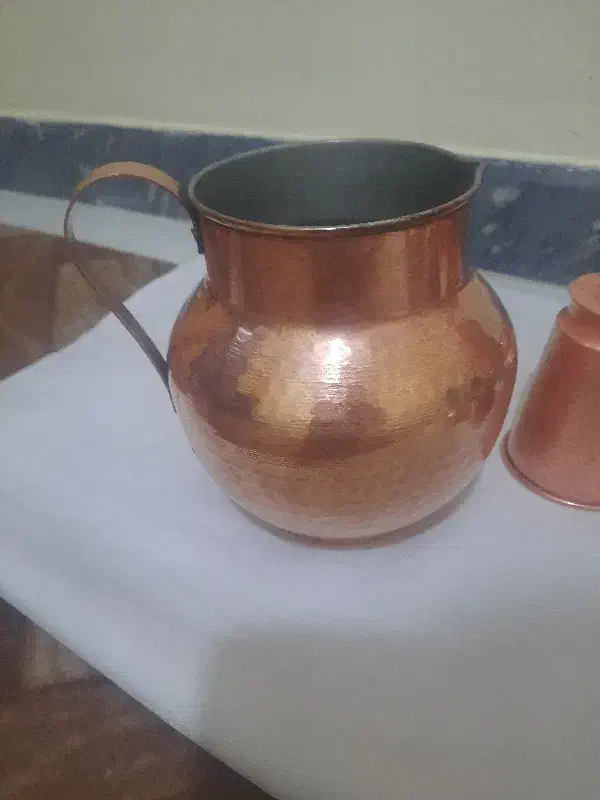 پارچ و لیوان مسی و قندان|ظروف سرو و پذیرایی|فردیس, شهرک شهید حسینی|دیوار