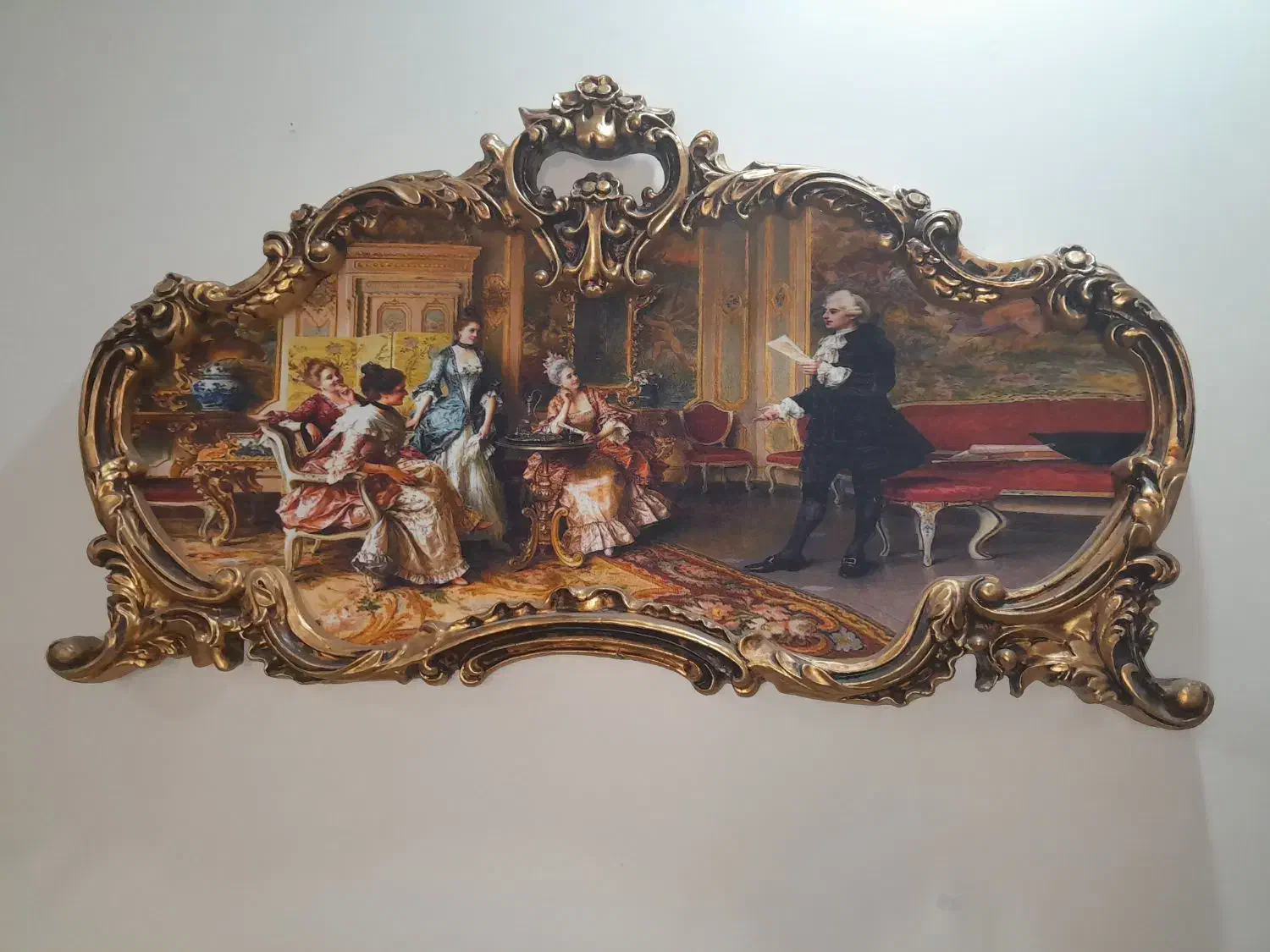 تابلو سلطنتی زیر قیمت پارچه مخملی|تابلو، نقاشی، عکس|تهران, تهرانسر شمالی|دیوار