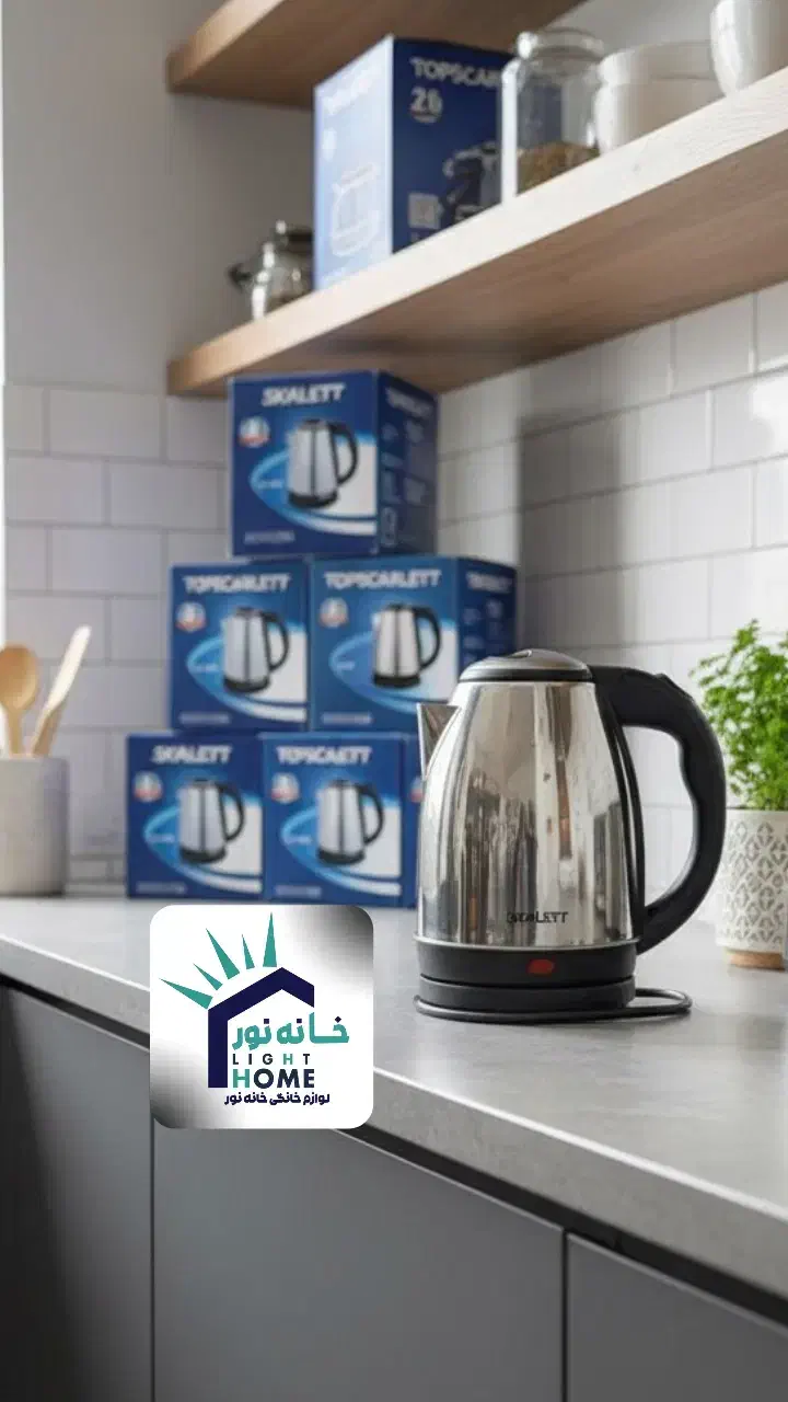 کتری برقی چایسازSKALETTاستیل قطع اتومات2Lارسال|سماور، چایساز، قهوهساز|مشهد, شهید آوینی|دیوار