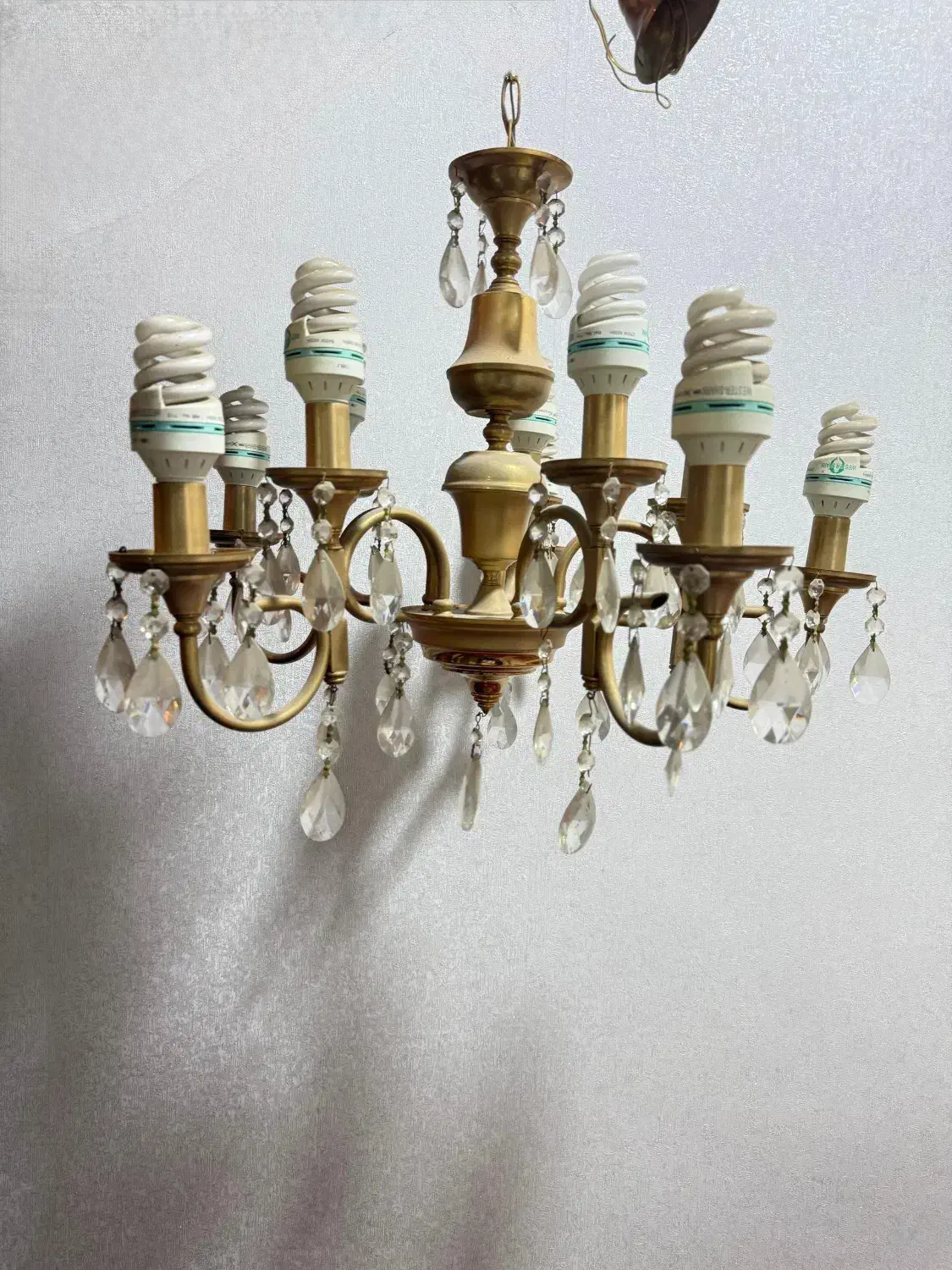 سه عدد لوستر 5 شاخه 10 شعله|لوستر و چراغ آویز|شیراز, قدوسی شرقی|دیوار