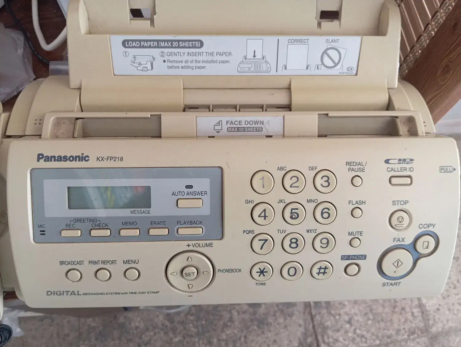 فکس و تلفن رومیزی پاناسونیک|پرینتر، اسکنر، کپی، فکس|ساوه, |دیوار