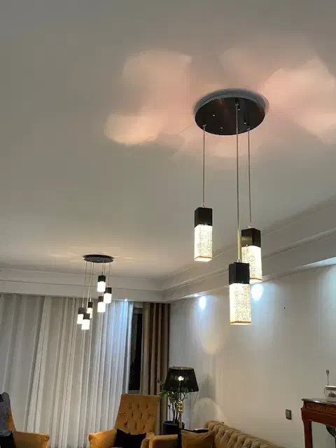 لوستر حباب شیشه ای سقفی|لوستر و چراغ آویز|تهران, پونک|دیوار