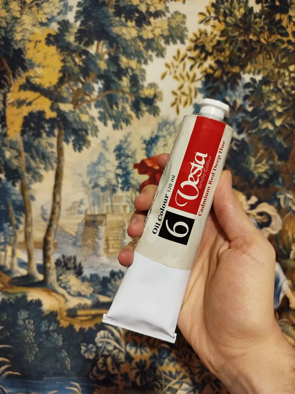 رنگ روغن وستا مدل Cadmium Red Deep Hue 6|لوازم التحریر|نور, |دیوار