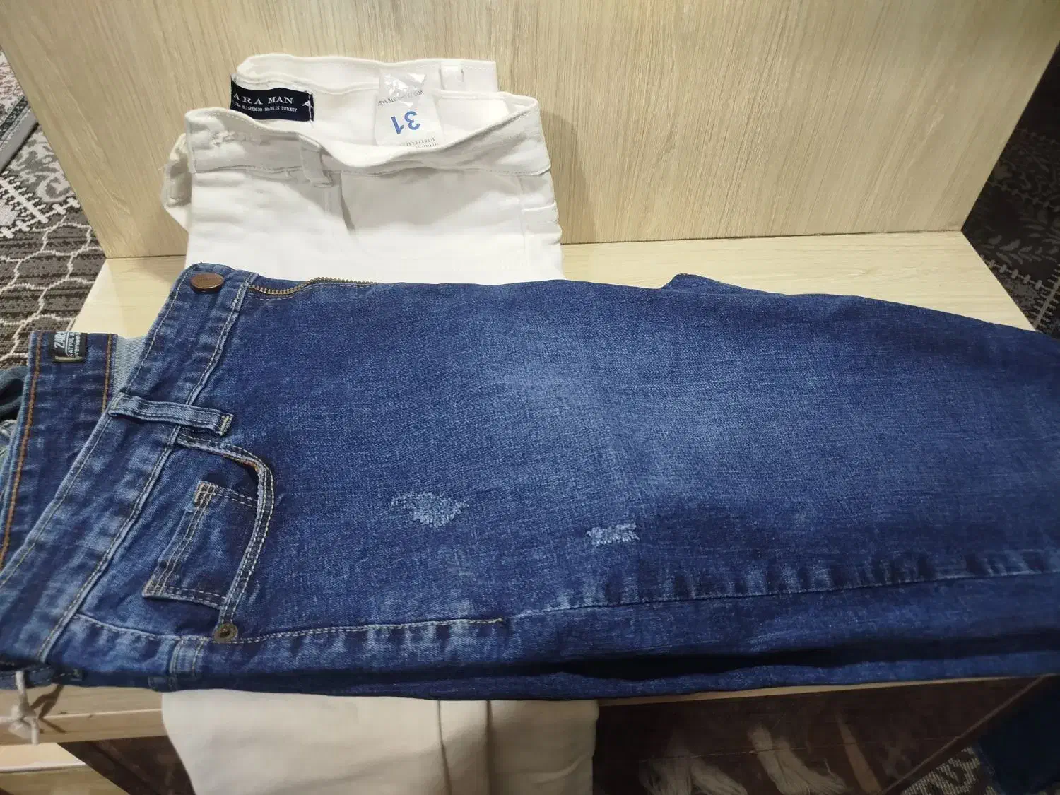 دو عدد شلوار جین زنانه|لباس|ساوه, |دیوار